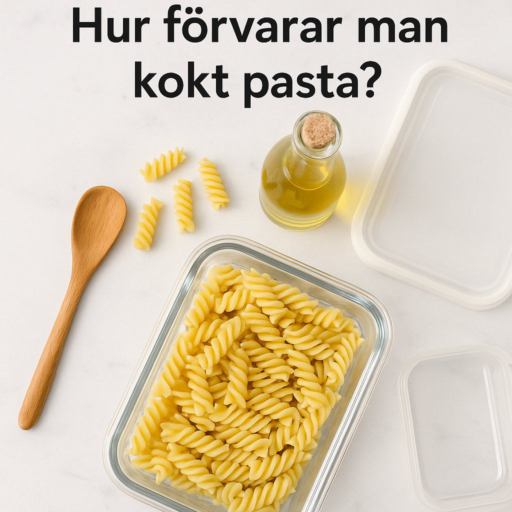 Hur förvarar man kokt pasta? Så länge håller den i kyl & frys